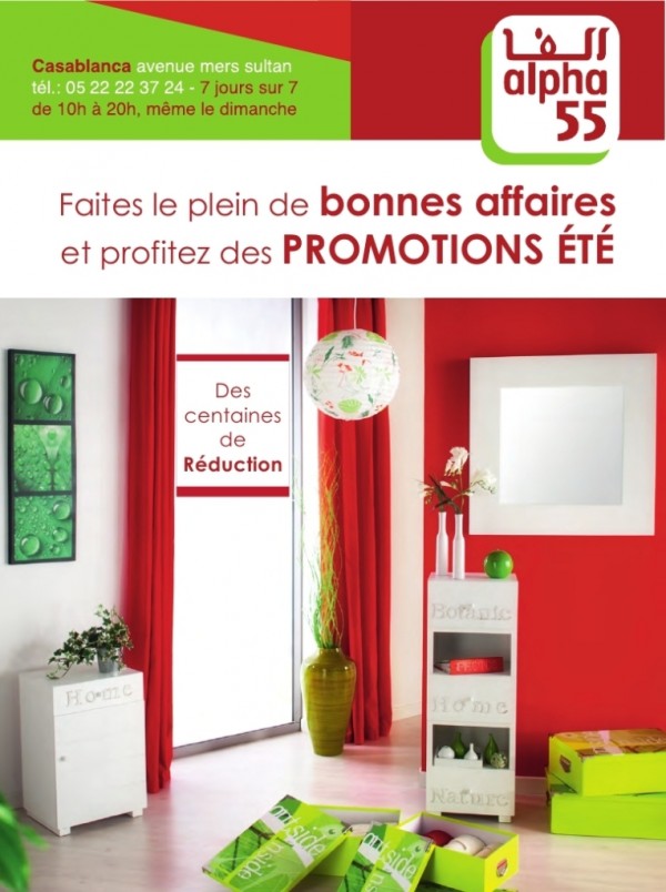 Alpha 55 Maroc Catalogue Promotion été 2014 - Promotion au maroc