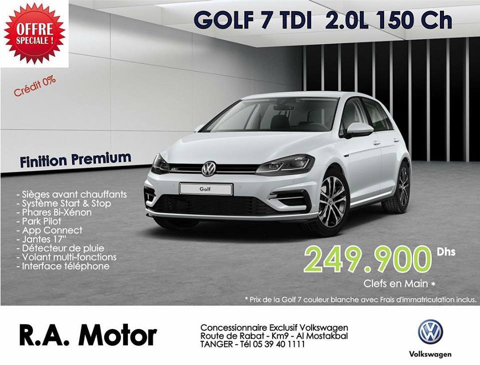 Volkswagen Golf 7 R 2013 : fiche technique et prix