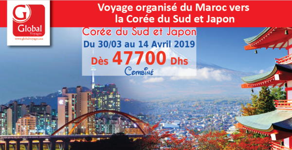 voyage au japon depuis le maroc