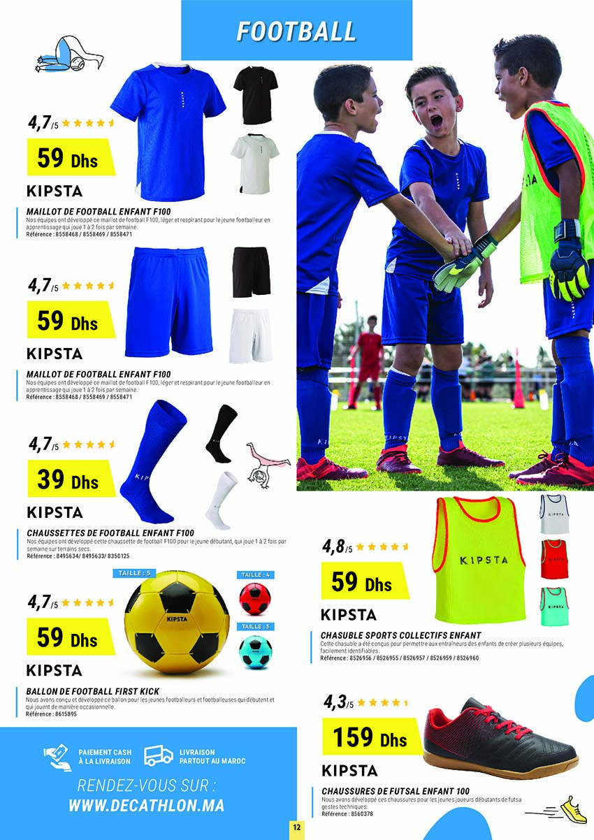 Catalogue Decathlon Maroc Septembre Entrée scolaire 2022 Promotion au