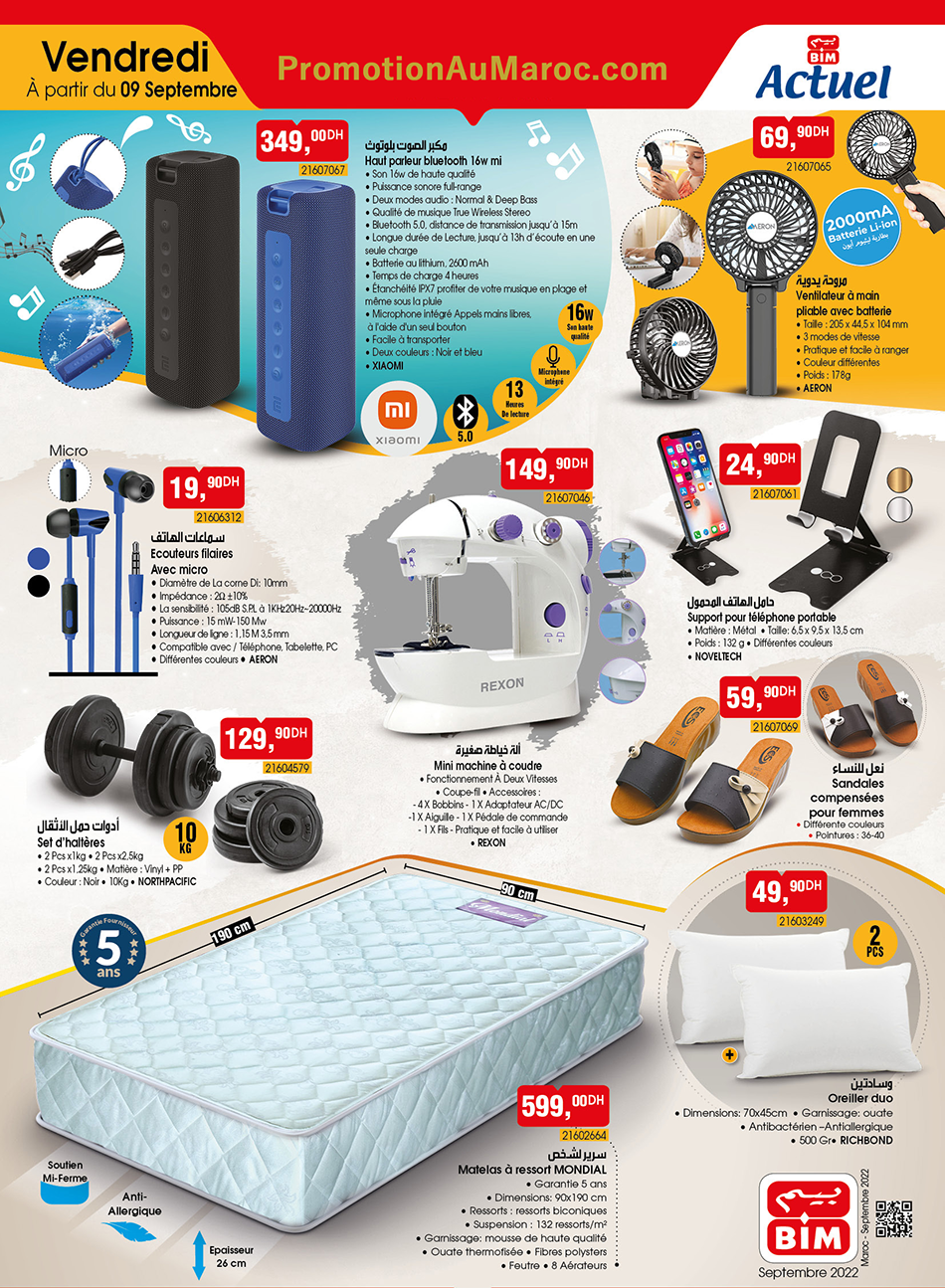 Catalogue Bim 9 Septembre 2022 Promotion au maroc