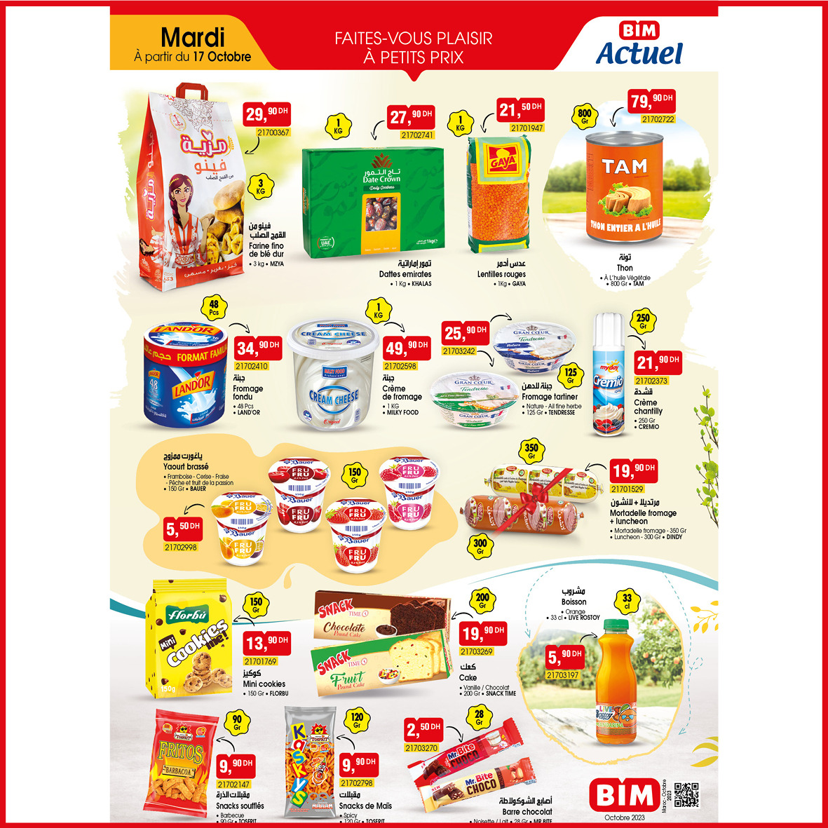 Catalogue Bim 17 Octobre 2023 Produits Alimentaire Et Verres